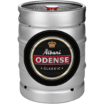 Eight shirts arranged on table in black, olive, grey, blue, white, red, mustard, and green.